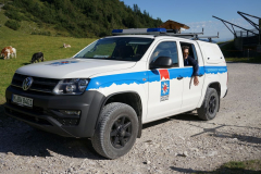 Prüfungsvorbereitungen der Bergwacht München an der Alpspitze